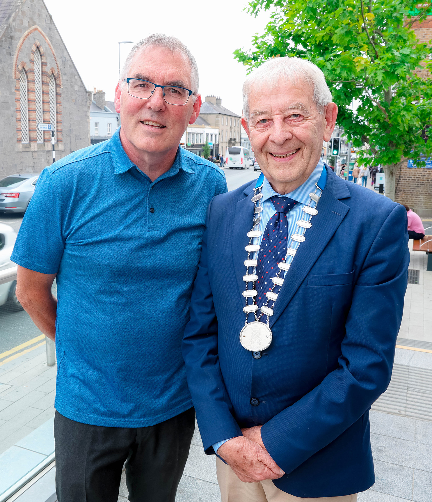 Mayor & Deputy Mayor of Naaas Municipal District Cllr Seamie Moore & Cllr Ger Dunne